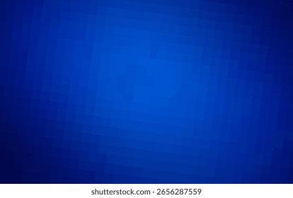 Blue pixelated texture with a gradient of shades ranging from light to dark blue for background, wallpaper, web design, and creative project, giving a cool, calming, and modern feel. EPS 10