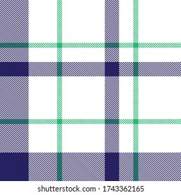 Blue Plaid, checkered, tartan seamless pattern suitable for fashion textiles and graphics