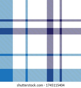 Blue Plaid, checkered, tartan seamless pattern suitable for fashion textiles and graphics