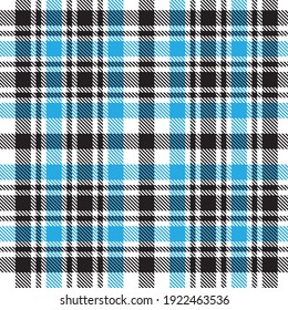 Blue Plaid, checkered, tartan seamless pattern suitable for fashion textiles and graphics