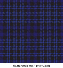 Blue Plaid, checkered, tartan seamless pattern suitable for fashion textiles and graphics