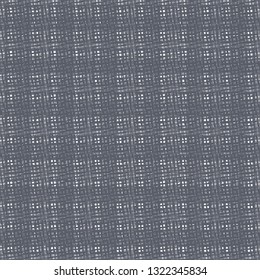 Blue plaid fabric. Tartan. Checked cloth background. Mesh texture. Vector illustration.