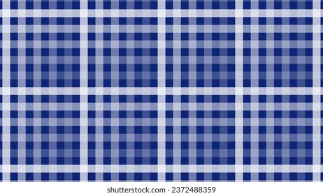 Blue plaid fabric texture as a background