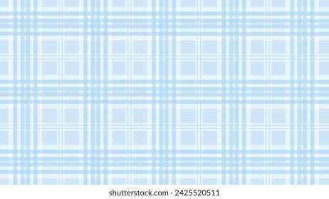 Blue plaid fabric texture background