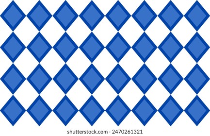 blue plaid fabric texture, blue diamond checkerboard repeat pattern, replete image, design for fabric printing, rhombus