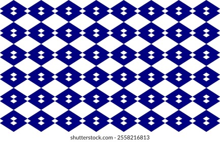 blue plaid fabric texture, blue diamond checkerboard repeat pattern, replete image, design for fabric printing, rhombus