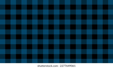 Blue plaid pattern in the black background