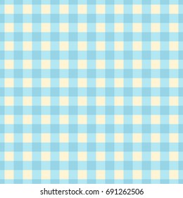 Blue plaid seamless pattern. 