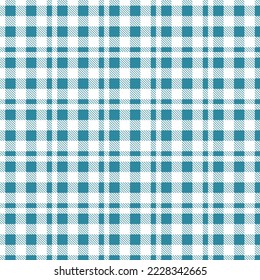 blue plaid seamless pattern for fabric texture