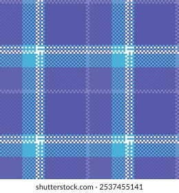 Blue plaid tartan seamless repeat pattern. This is a blue, navy blue checkered plaid vector illustration. Design for decorative,wallpaper,shirts,clothing,tablecloths,wrapping, ,textile,fabric,texture
