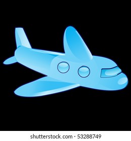 The blue plane