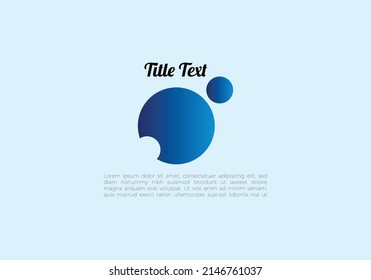 blue planet logo design template 
