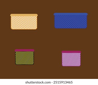 Blue Plastic Tray Crates for Fruits Farm Products Agrilulture Equipment,Blue plastic storage basket. Perforated bottom and side walls. Stackable, white background