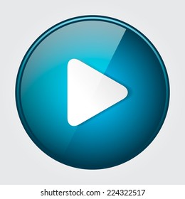 blue play button