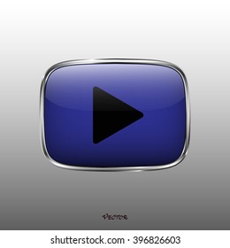  blue the play button