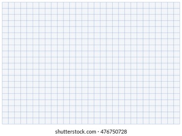 Blue Plotting Graph Grid Paper Background - Vector