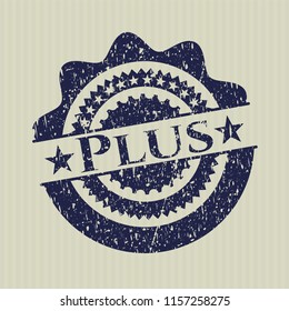  Blue Plus distress rubber grunge seal