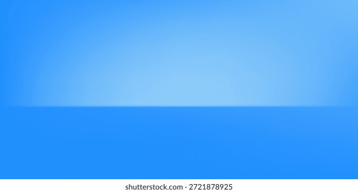 Podio azul con líneas de onda azul elegante en la parte posterior para la presentación del producto. Exhibición de productos cosméticos. Etapa o podio. 	