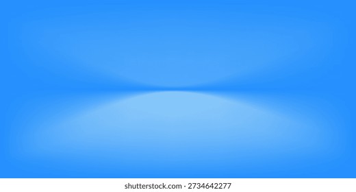 Podio azul con elegantes