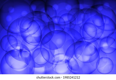 blue poison froth abstract illustration