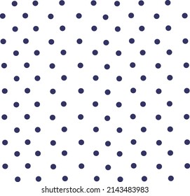 Blue Polka Dot Fabric Abstract Pattern Background Vector