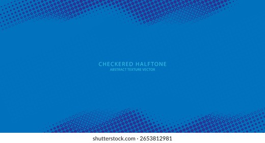 Blue polka dot gradient halftone background. Pop art cartoon dot texture.vector eps10