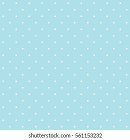 Blue polka dot pattern, vector design