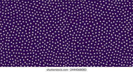 Blue polka dot seamless background. Simple Asian ethnic watercolor background. Hand drawn Japanese vector seamless pattern with tiny small circles. Sika deer skin pattern in dark blue and white colors