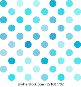 Blue Polka Dots Background, Creative Design Templates