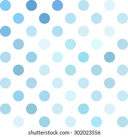 Blue Polka Dots Background, Creative Design Templates