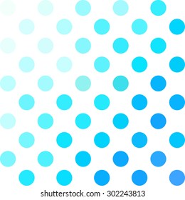 Blue Polka Dots Background, Creative Design Templates