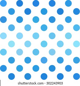 Blue Polka Dots Background, Creative Design Templates