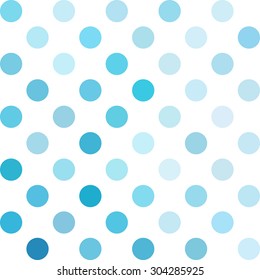 Blue Polka Dots Background, Creative Design Templates