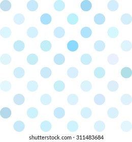 Blue Polka Dots Background, Creative Design Templates