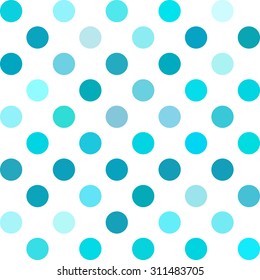 Blue Polka Dots Background, Creative Design Templates