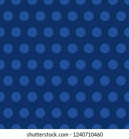 Blue polka dots trendy background