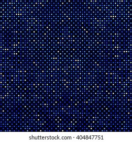 Blue polka dots, vector background