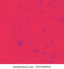 Blue polka dotted background over pastel cherry color. Vector illustration