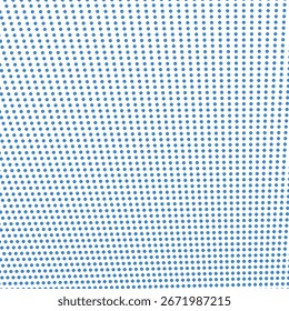 Blue polkadot halftone abstract background vector image design with dotted pattern