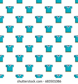 Blue polo shirt pattern