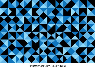 blue poly abstract