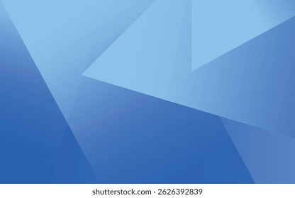 Blue Polygon Abstract Background Vector – Overlapping Transparent Shapes in Cool Tones for Modern Tech, Business, or Digital Presentation Designs