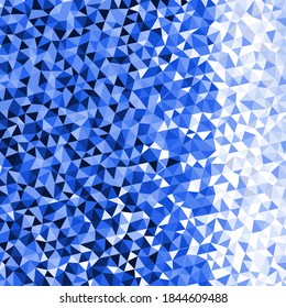 Fondo geométrico abstracto de polígono azul