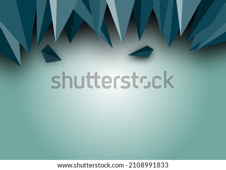 Blue Polygon Background with copy space. Geometric Abstract Template design for  poster, backdrop, brochure, flyer,presentation. vector illustration. 