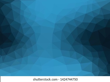 blue polygon background illustration design