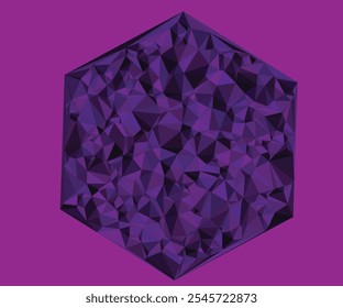 Blue Polygon Design Art Vector