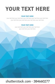 blue polygon gradient background