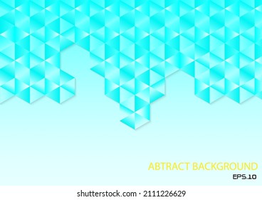 Blue polygon shape abstract background