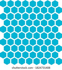 blue polygon shape block texture background. honeycomb.  suitable for abstract themes.