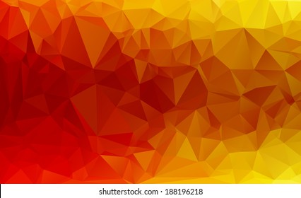 Blue Polygon vector infographic